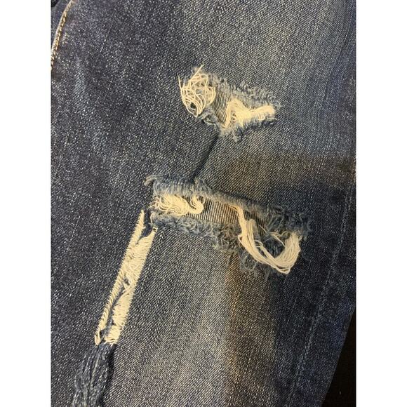 Lucky Brand Jeans Sienna Slim Boyfriend Women’s 6/28 Distressed Raw Hem Boho - Picture 11 of 16